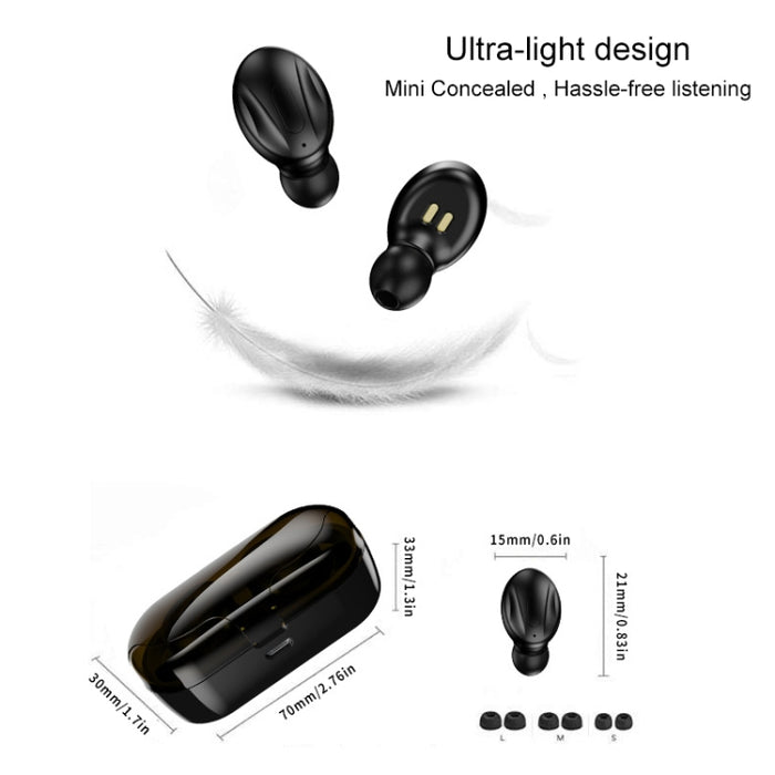XG13 Bluetooth 5.0 TWS Mini Auricular Bluetooth Inalámbrico Estéreo
