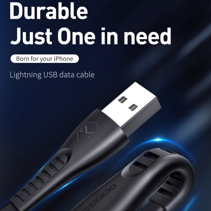 Mcdodo CA-6361 Cable LED de 8 pines a USB serie Flying Fish, longitud: 1,2 m