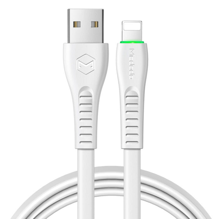 Mcdodo CA-6362 Flying Fish Series Cable LED de 8 pines a USB, longitud: 1,8 m