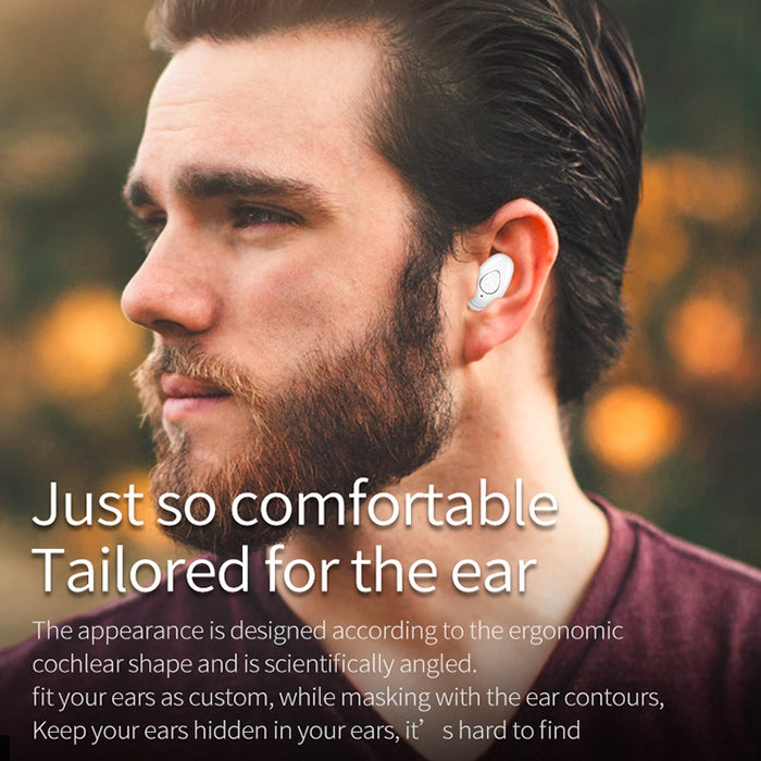 YX01 Auricular Bluetooth inalámbrico Bluetooth 4.1 a prueba de sudor, conexión de memoria compatible y llamada HD