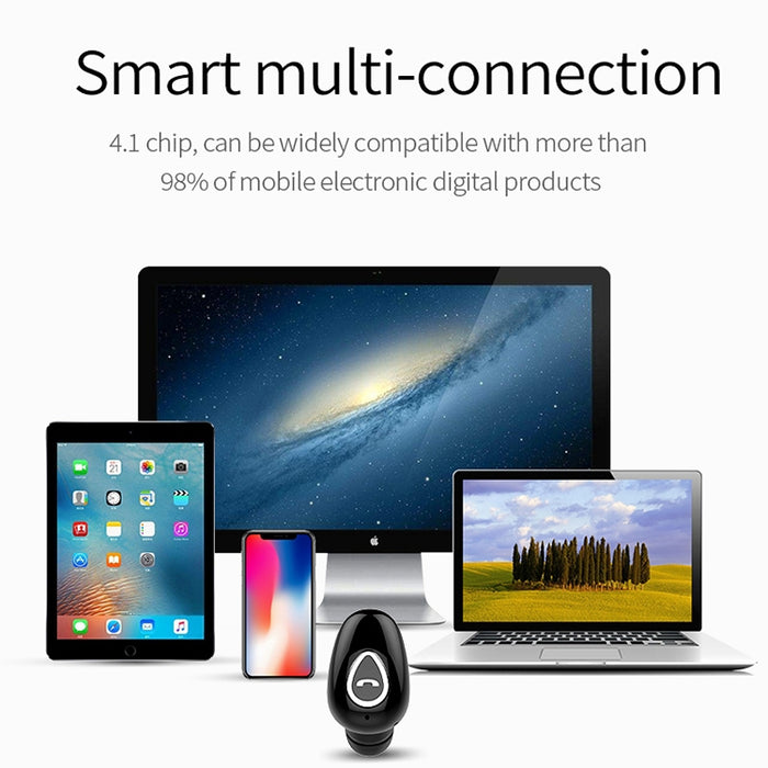 YX01 Auricular Bluetooth inalámbrico Bluetooth 4.1 a prueba de sudor, conexión de memoria compatible y llamada HD