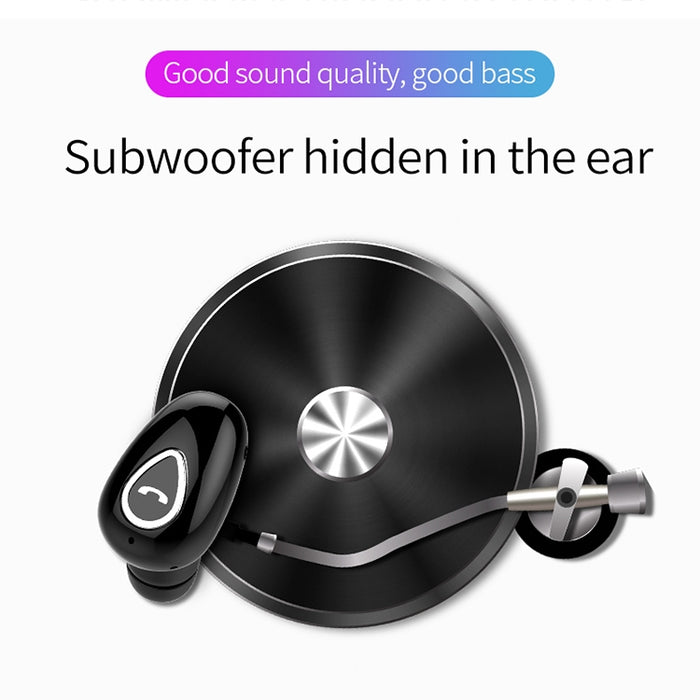 YX01 Auricular Bluetooth inalámbrico Bluetooth 4.1 a prueba de sudor, conexión de memoria compatible y llamada HD