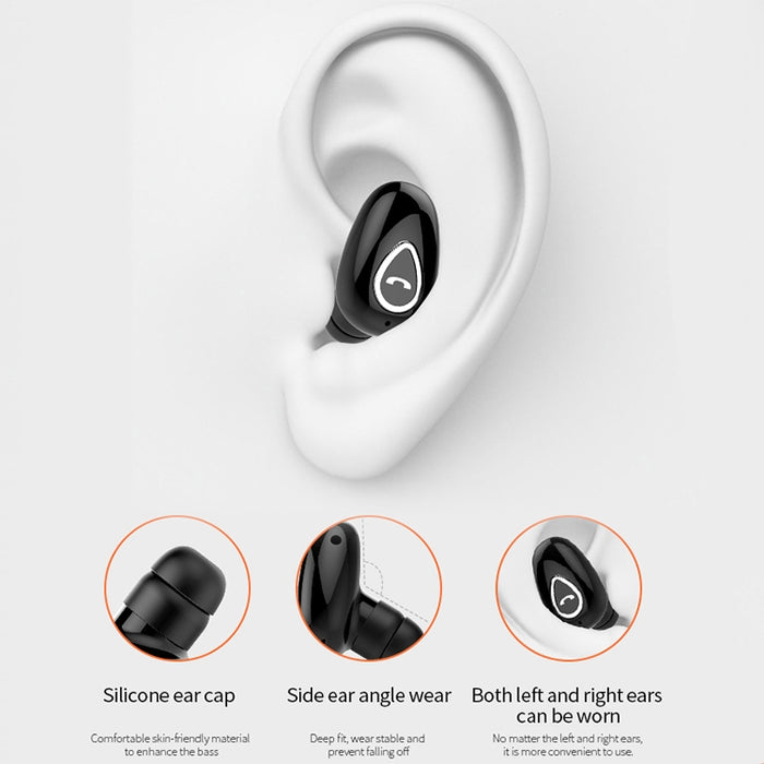 YX01 Auricular Bluetooth inalámbrico Bluetooth 4.1 a prueba de sudor, conexión de memoria compatible y llamada HD