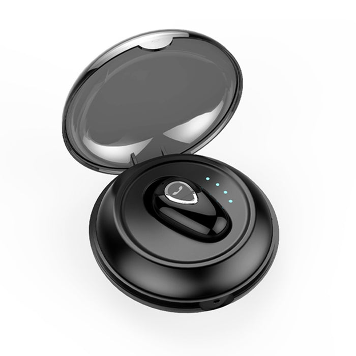 YX01 Auricular Bluetooth inalámbrico Bluetooth 4.1 a prueba de sudor con caja de carga, conexión de memoria compatible y llamada HD