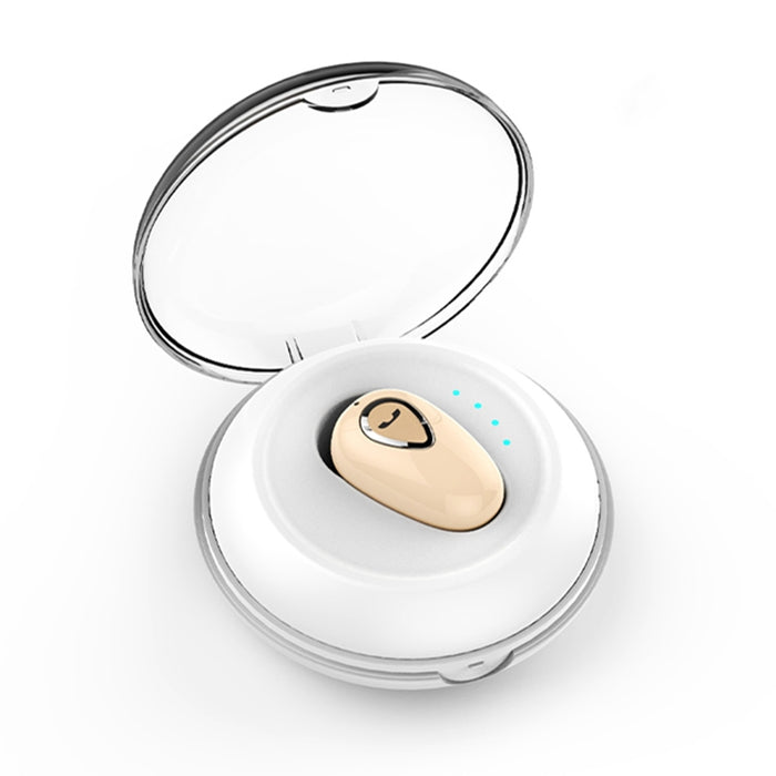 YX01 Auricular Bluetooth inalámbrico Bluetooth 4.1 a prueba de sudor con caja de carga, conexión de memoria compatible y llamada HD