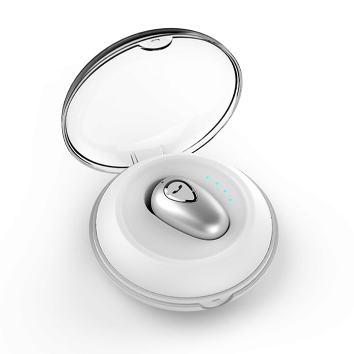 YX01 Auricular Bluetooth inalámbrico Bluetooth 4.1 a prueba de sudor con caja de carga, conexión de memoria compatible y llamada HD