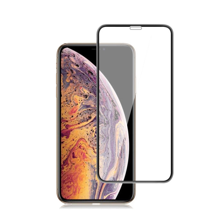 Para iPhone XS / X mocolo 0,33 mm 9H Película de vidrio templado de borde redondo 3D