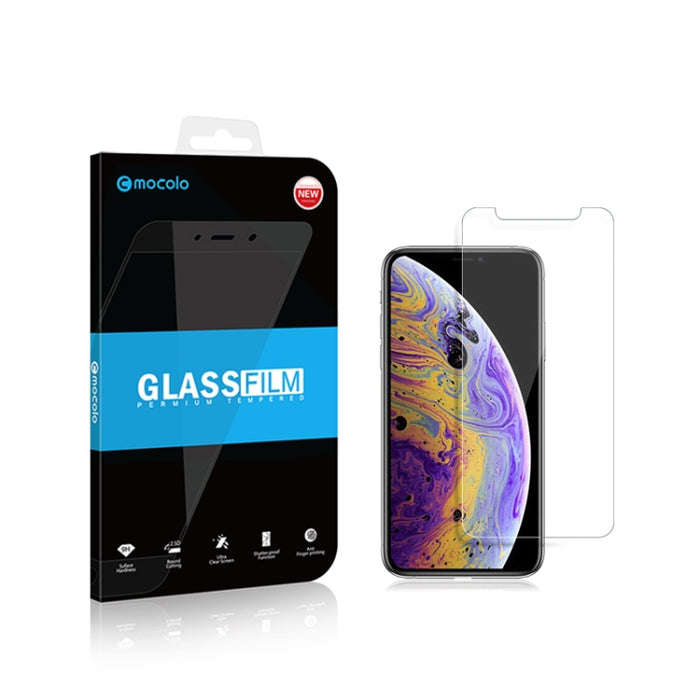 Para iPhone XS / X mocolo 0,33 mm 9H 2.5D Película de vidrio templado