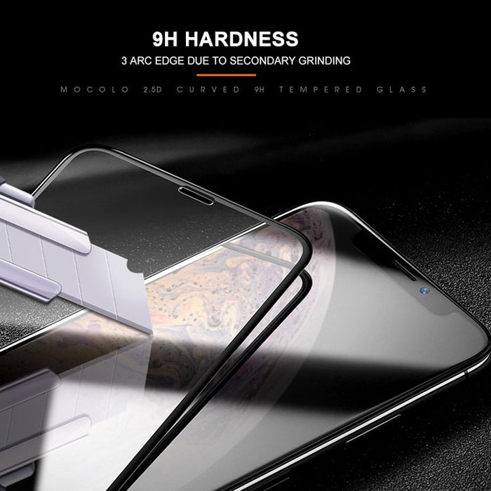 Para iPhone XS / X mocolo 0,33 mm 9H 2.5D Película de vidrio templado con impresión de seda