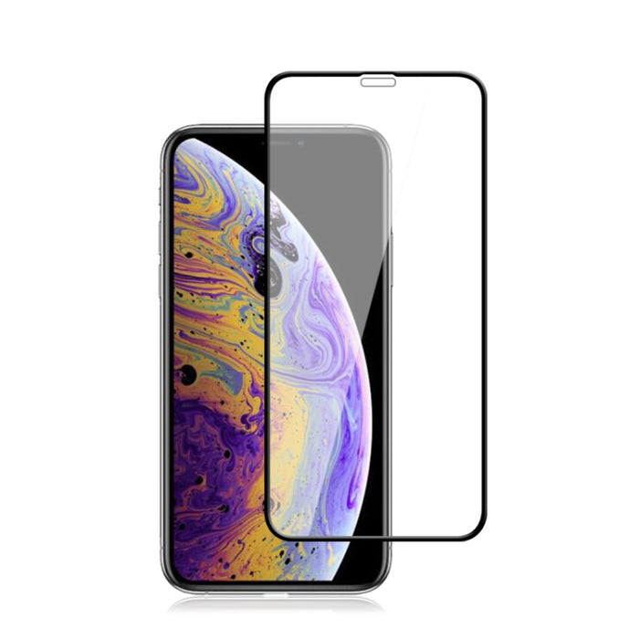 Para iPhone XS / X mocolo 0,33 mm 9H 2.5D Película de vidrio templado con impresión de seda