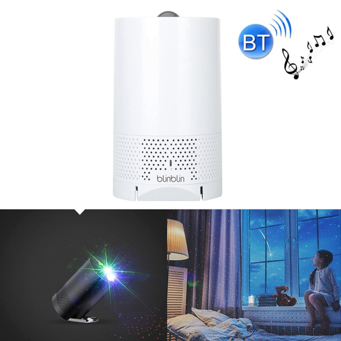 Blinblin Major 1 6W Carga USB Proyector láser RGB portátil Altavoz de sonido estéreo Bluetooth