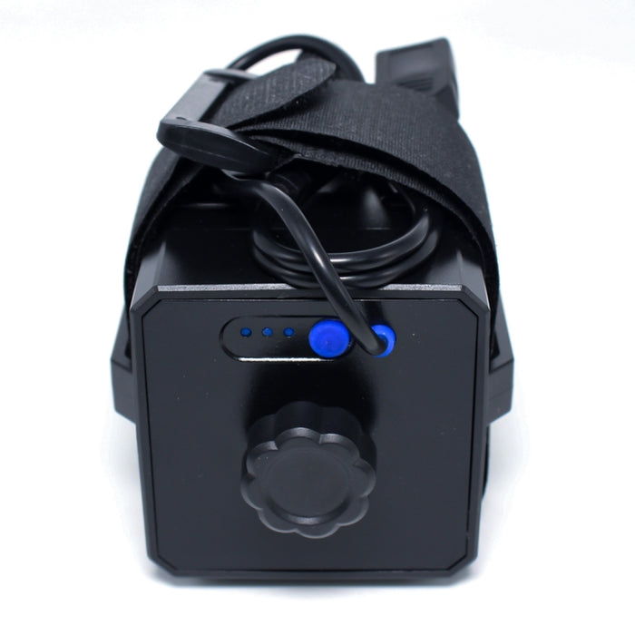 Caja de batería impermeable IPX7 18650/26650 de 3 secciones con cabeza redonda de 12v y conector USB de 5v El voltaje de salida no incluye batería
