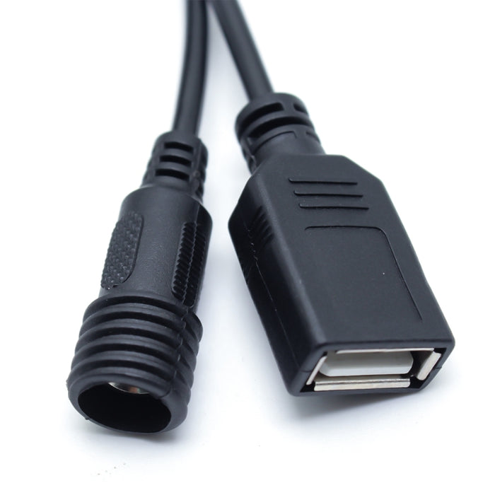 Caja de batería impermeable IPX7 18650/26650 de 3 secciones con cabeza redonda de 12v y conector USB de 5v El voltaje de salida no incluye batería