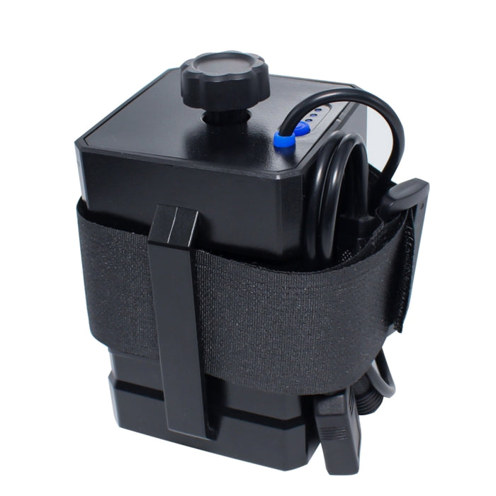 Caja de batería impermeable IPX7 18650/26650 de 3 secciones con cabeza redonda de 12v y conector USB de 5v El voltaje de salida no incluye batería