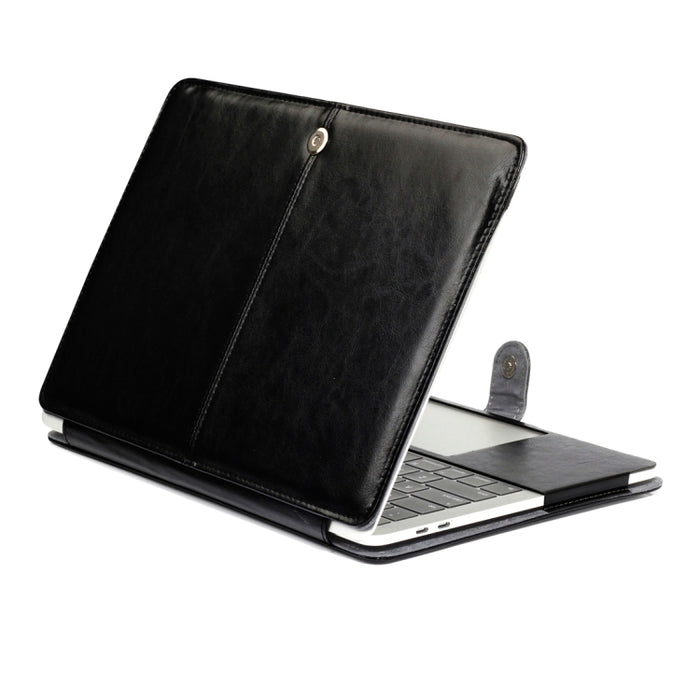Para 2016 Nuevo Macbook Pro 15,4 pulgadas A1707 Laptop Crazy Horse Texture Funda de cuero con tapa horizontal