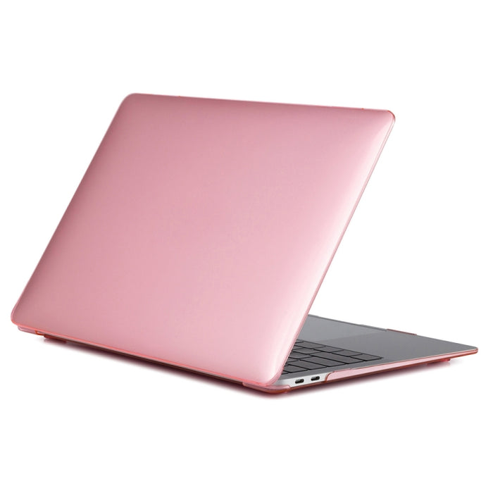 Para MacBook Air 13,3 pulgadas A1932 2018 y A2179 2020 y A2337 Funda protectora estilo cristal para computadora portátil