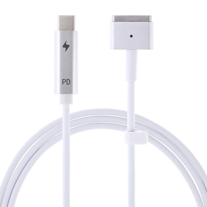 Cable de carga PD MagSafe 2 (en forma de T) de 45 W / 60 W / 65 W de 5 pines (en forma de T) a USB-C / Type-C