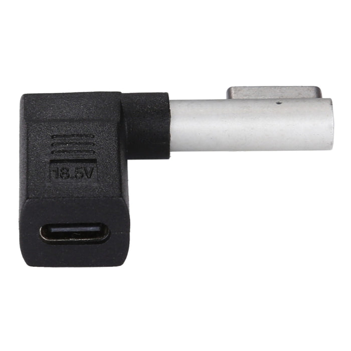 Adaptador de carga USB-C / Type-C hembra a MagSafe 1 (en forma de L) macho de 5 pines