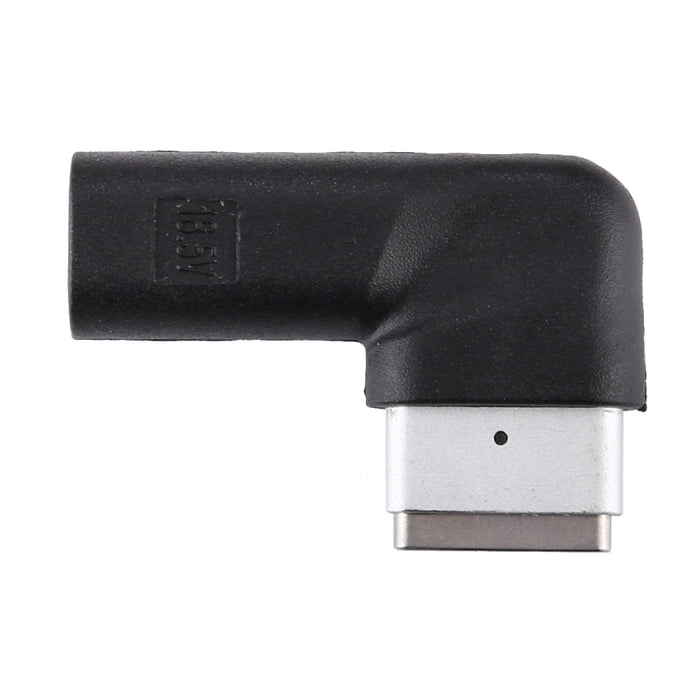 Adaptador de carga USB-C / Type-C hembra a MagSafe 2 (en forma de T) macho de 5 pines