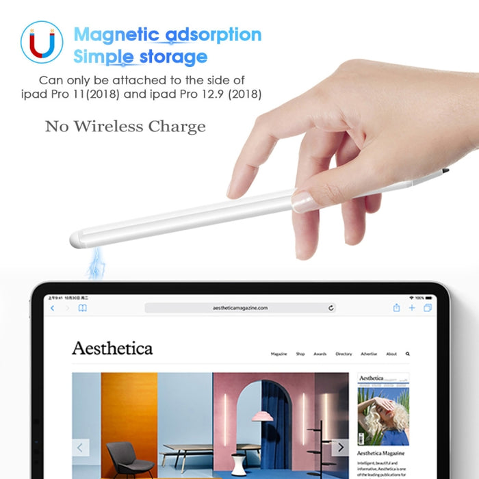 Punta superfina de diseño magnético de 1,4-2,3 mm que evita el contacto accidental con lápiz capacitivo para pantalla manuscrita