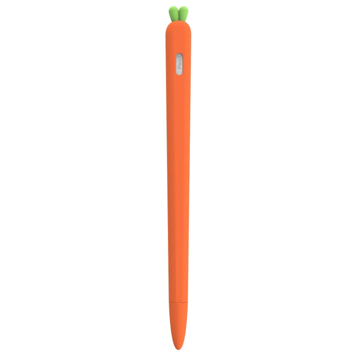 LOVE MEI para Apple Pencil 2 funda protectora de silicona con forma de zanahoria Stylus Pen