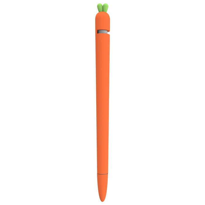 LOVE MEI para Apple Pencil 1 funda protectora de silicona con forma de zanahoria Stylus Pen