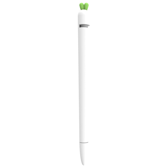 LOVE MEI para Apple Pencil 1 funda protectora de silicona con forma de zanahoria Stylus Pen