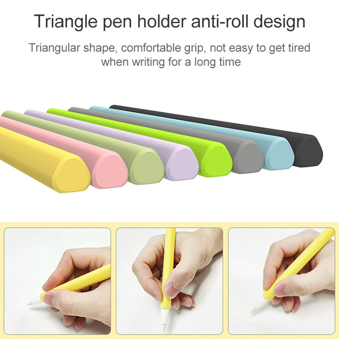 LOVE MEI para Apple Pencil 2 forma triangular Stylus Pen funda protectora de silicona