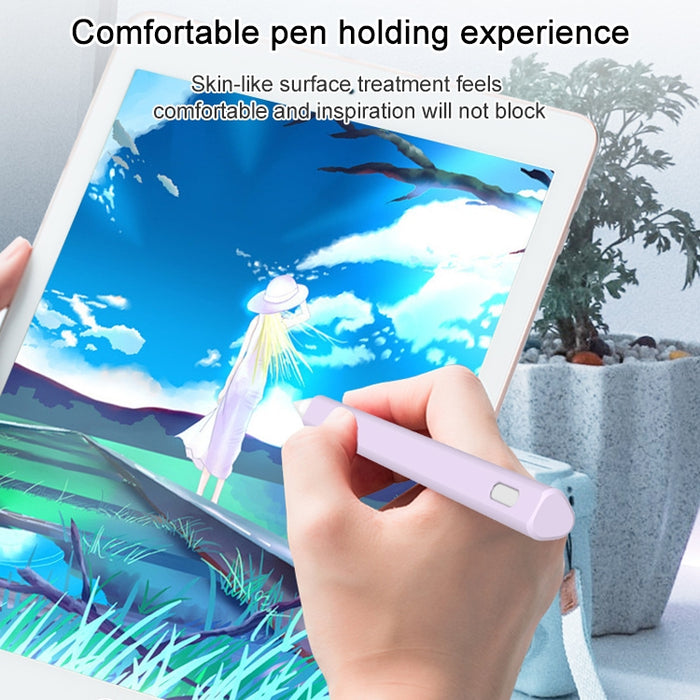 LOVE MEI para Apple Pencil 1 funda protectora de silicona con forma triangular Stylus Pen