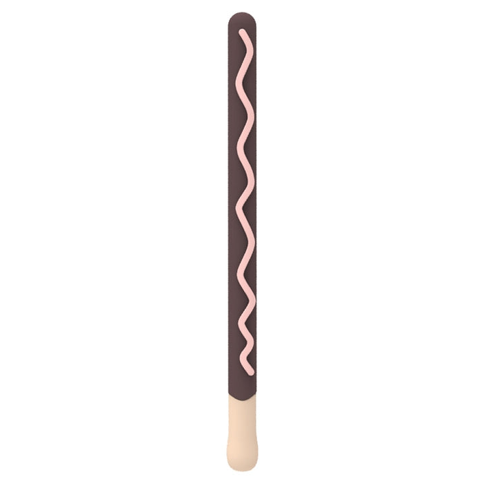 LOVE MEI para Apple Pencil 2 diseño de rayas Stylus Pen funda protectora de silicona