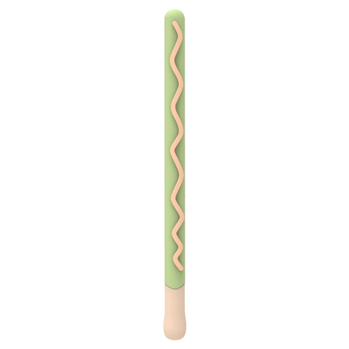 LOVE MEI para Apple Pencil 2 diseño de rayas Stylus Pen funda protectora de silicona