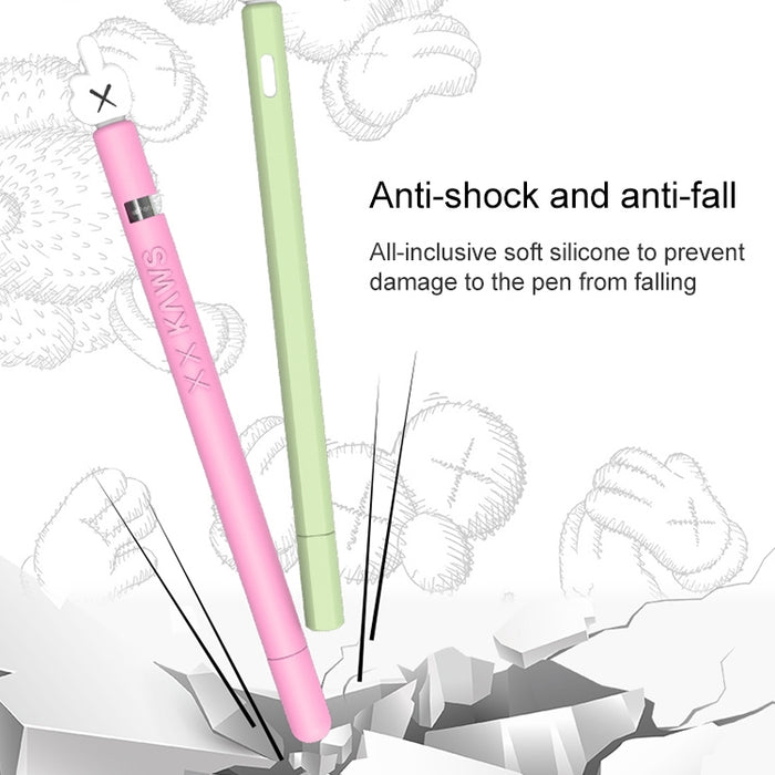 LOVE MEI para Apple Pencil 1 funda protectora de silicona con forma de dedo medio Stylus Pen