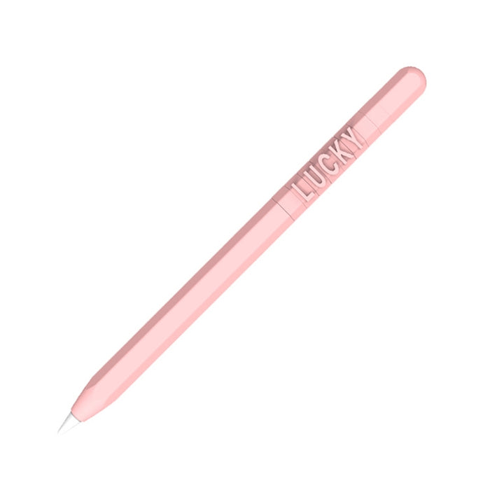 LOVE MEI para Apple Pencil 2 número letra diseño Stylus Pen funda protectora de silicona