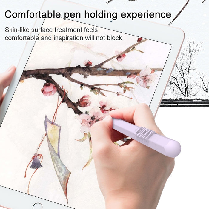 LOVE MEI para Apple Pencil 2 número letra diseño Stylus Pen funda protectora de silicona