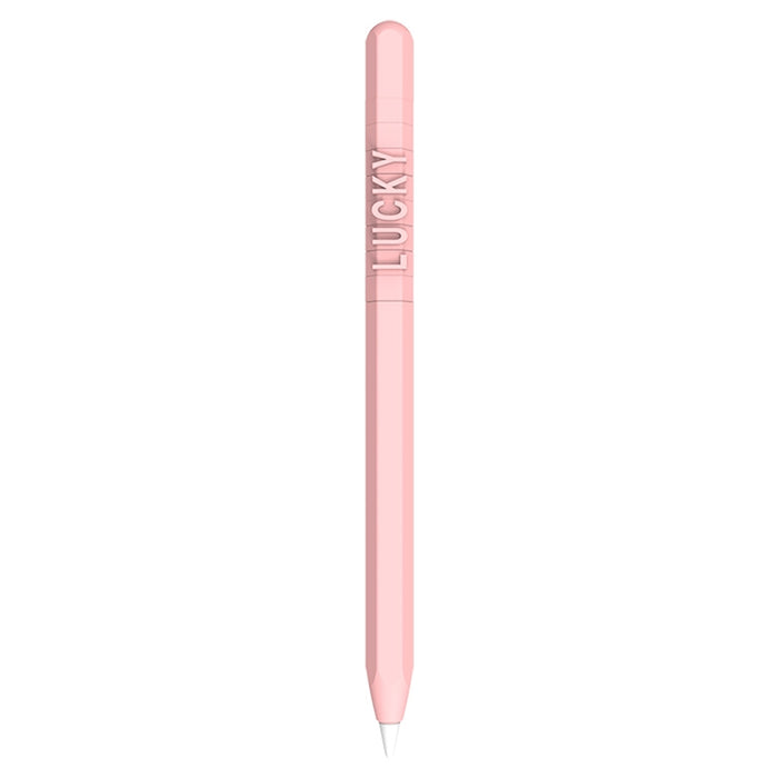 LOVE MEI para Apple Pencil 2 número letra diseño Stylus Pen funda protectora de silicona
