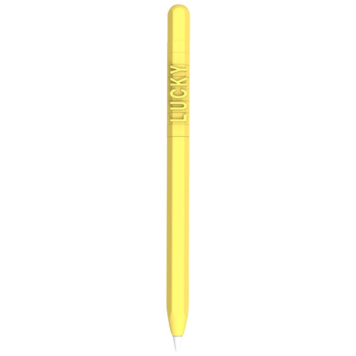 LOVE MEI para Apple Pencil 2 número letra diseño Stylus Pen funda protectora de silicona