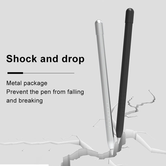 Funda protectora de lápiz óptico antideslizante mate de metal para Apple Pencil 2
