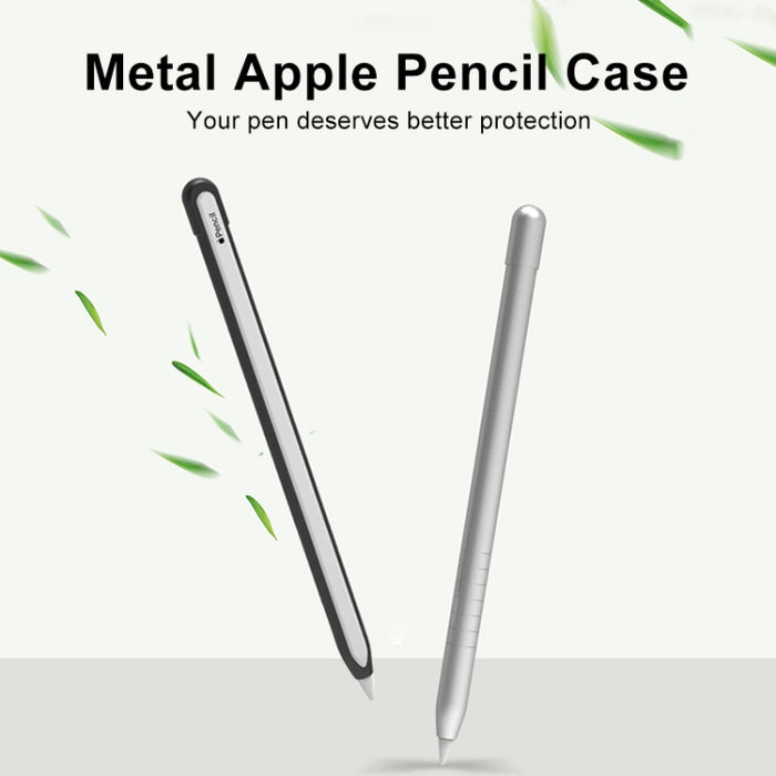 Funda protectora de lápiz óptico antideslizante mate de metal para Apple Pencil 1