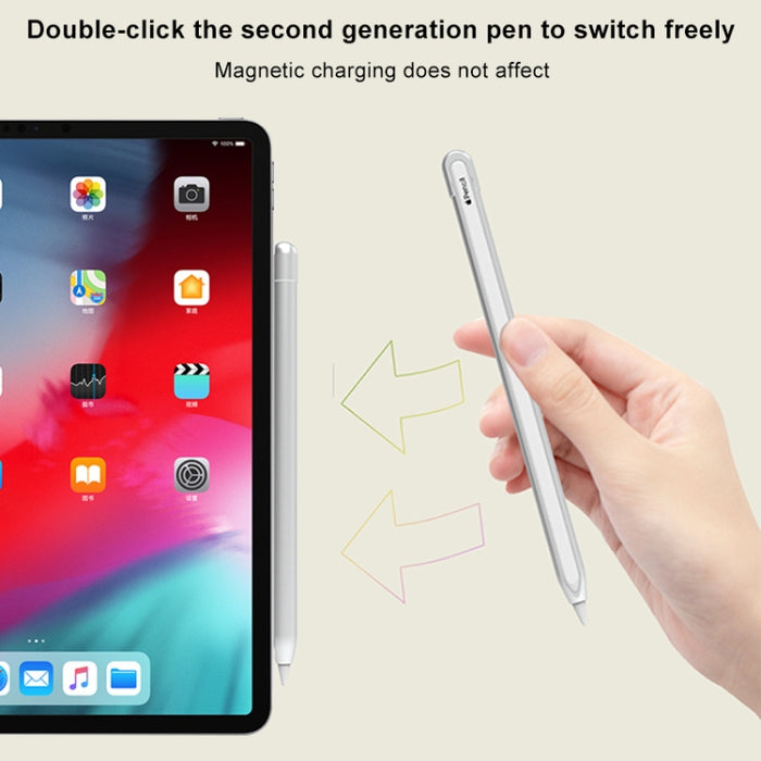 Funda protectora de lápiz óptico antideslizante mate de metal para Apple Pencil 1