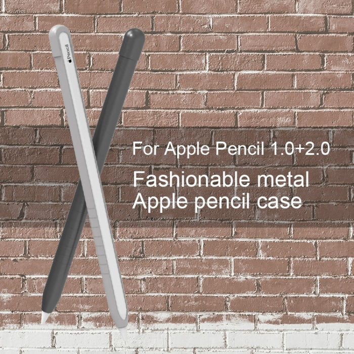 Funda protectora de lápiz óptico antideslizante mate de metal para Apple Pencil 1