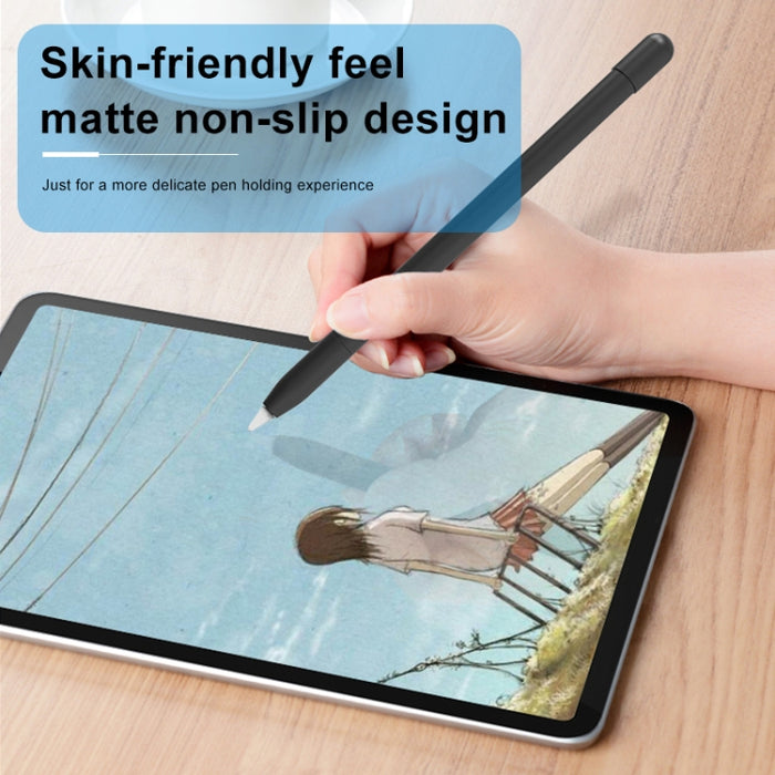 Funda protectora de lápiz óptico antideslizante mate de metal para Apple Pencil 1