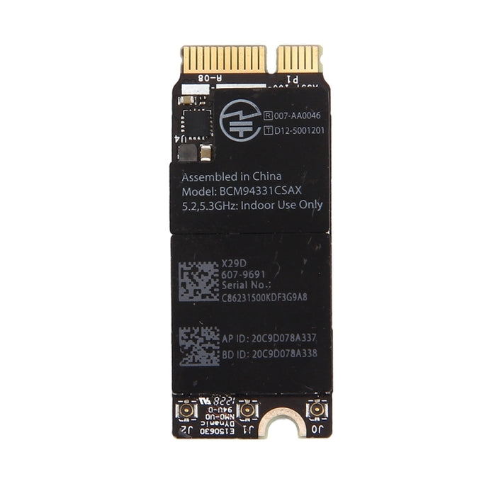Tarjeta adaptadora de red Bluetooth 4,0 Original BCM94331CSAX para Macbook Pro de 13,3 pulgadas y 15,4 pulgadas (2012) A1398 / A1425, A1398 / A1425