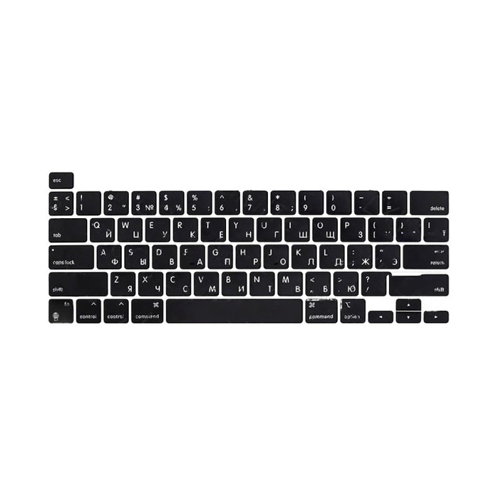 Teclas versión RU EMC3578 para MacBook Pro Retina 13 M1 finales de 2020 A2338, A2338(RU Version)