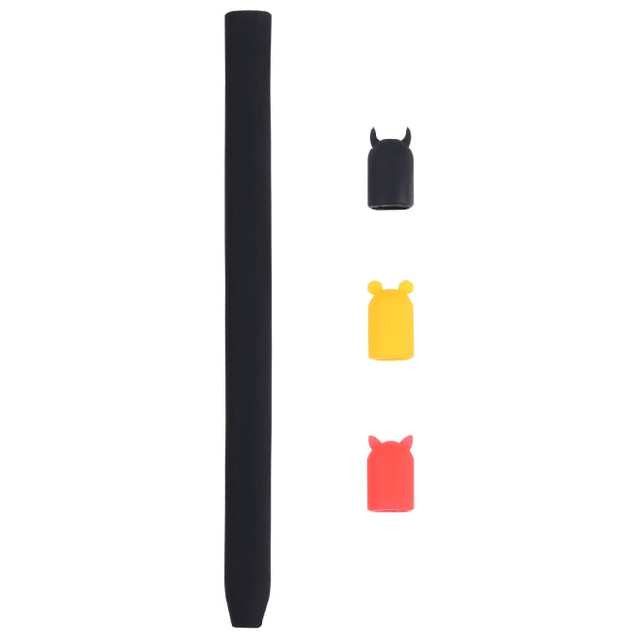 Funda protectora de silicona con dibujos animados de lápiz óptico 4 en 1 para Apple Pencil 2