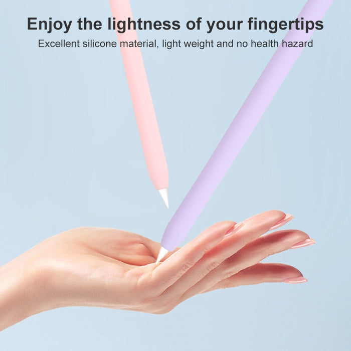 Funda protectora de silicona con dibujos animados de lápiz óptico 4 en 1 para Apple Pencil 2