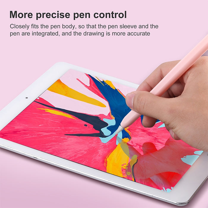 Funda protectora de silicona con dibujos animados de lápiz óptico 4 en 1 para Apple Pencil 2