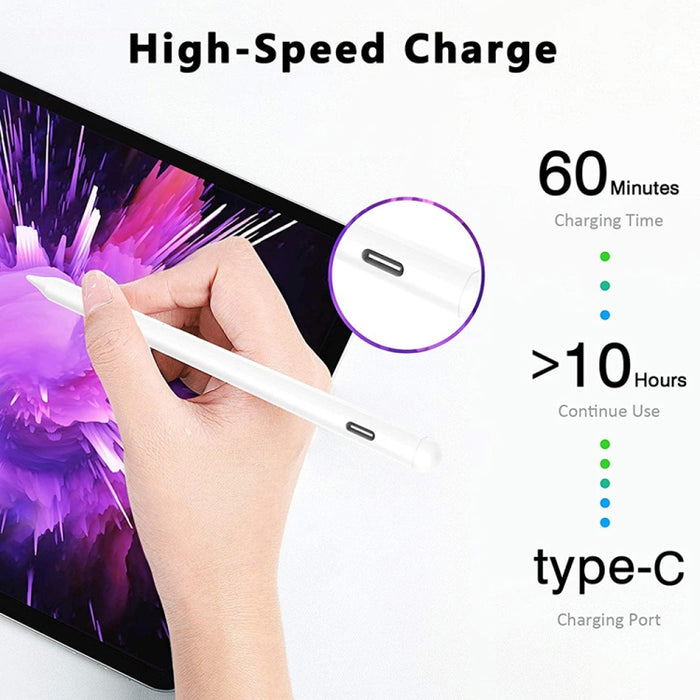 Lápiz capacitivo activo con rechazo magnético de palma para iPad / iPad Pro (2018 y superior)