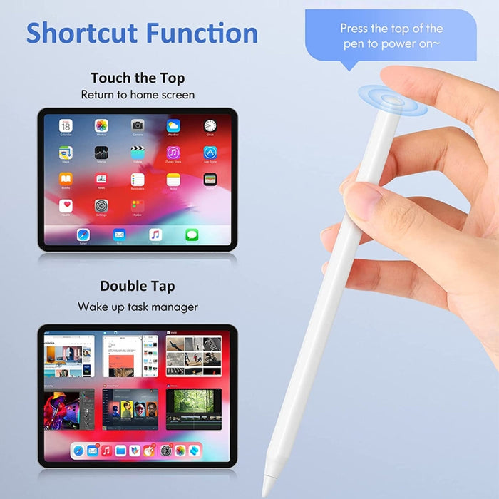 Lápiz óptico capacitivo con sensor de presión de inclinación Mutural P-980 con rechazo de palma para iPad después de 2018