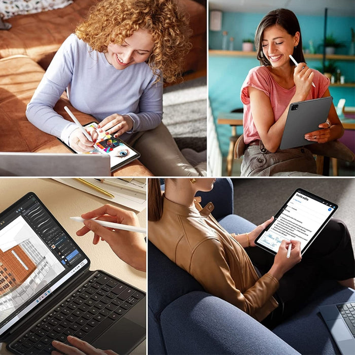 Lápiz óptico capacitivo con sensor de presión de inclinación Mutural P-980 con rechazo de palma para iPad después de 2018