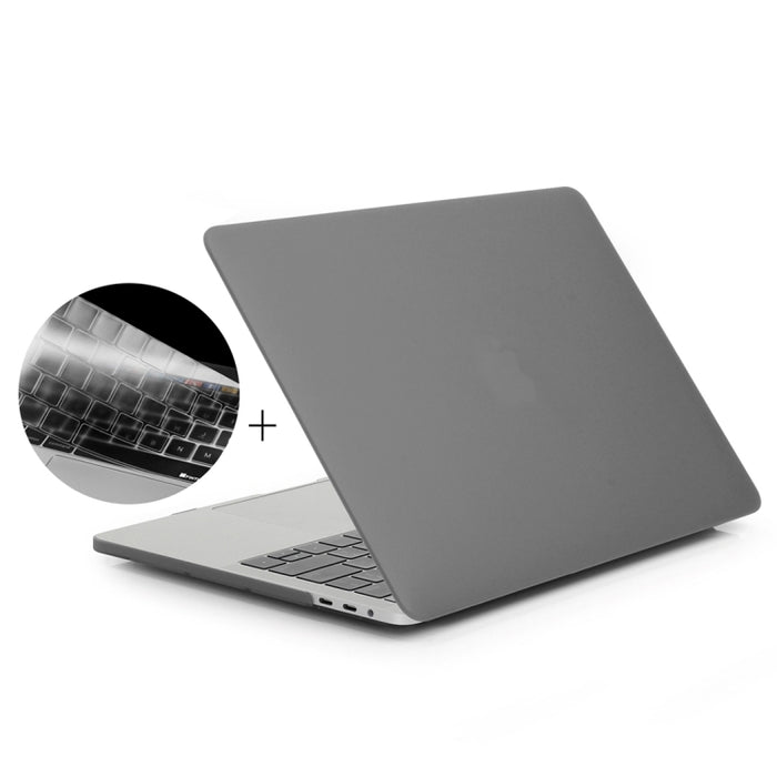 ENKAY Hat-Prince 2 en 1 Estuche protector de plástico rígido esmerilado + Funda protectora de teclado de TPU ultrafina versión de EE. UU. para el nuevo MacBook Pro 2016 de 13,3 pulgadas con barra táctil (A1706)